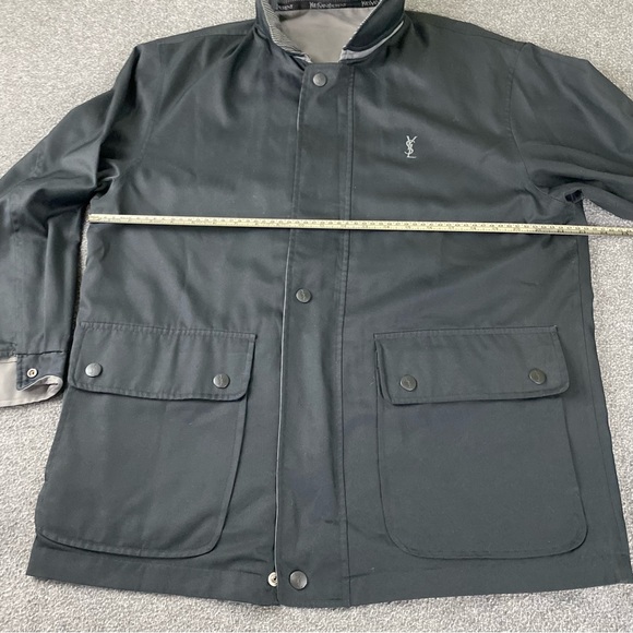 Vintage Ysl Yves Saint Laurent Harrington Jacket Reversible Men’s Size XL - Picture 16 of 16